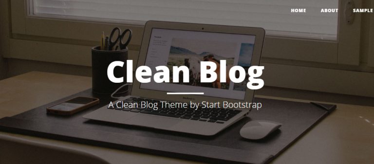 Dự án Blog cá nhân: Trang chủ