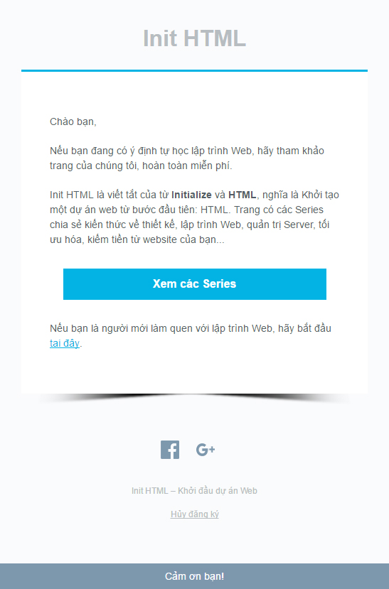 Responsive Email - Init HTML