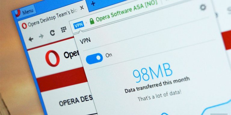 Sử dụng VPN miễn phí, không giới hạn với Opera Developer