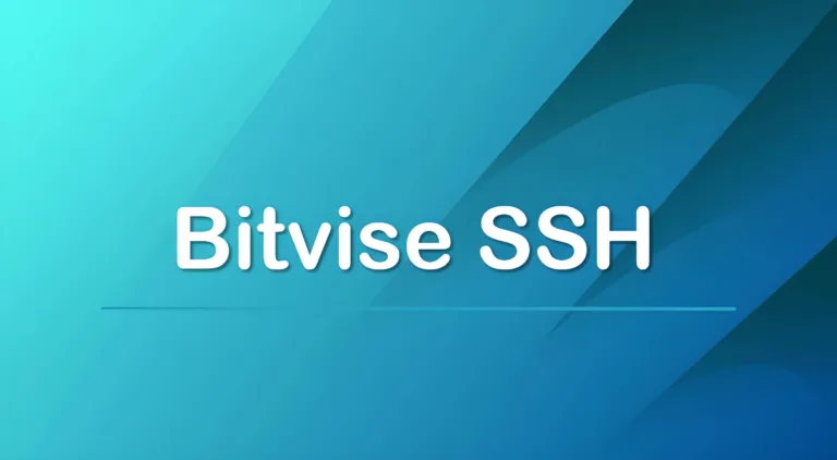 Quản trị máy chủ với Bitvise SSH Client