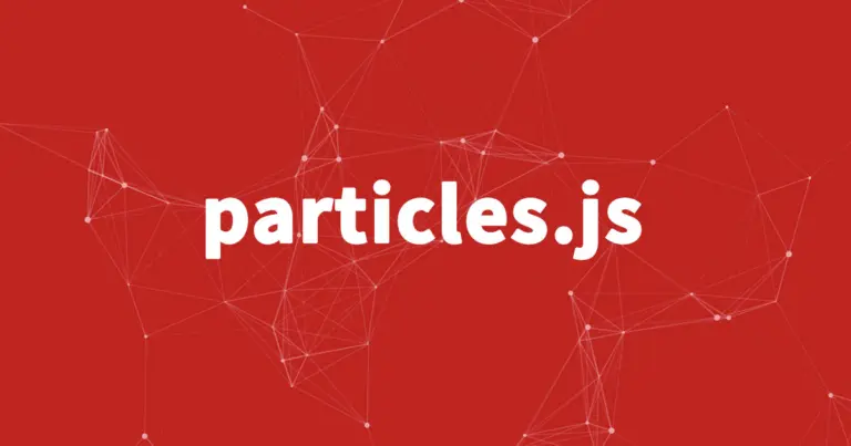 Hướng dẫn sử dụng hiệu ứng Particles.js
