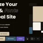 Realtime Colors – Hình dung màu sắc và phông chữ trực tiếp trên web