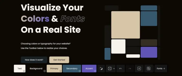 Realtime Colors – Hình dung màu sắc và phông chữ trực tiếp trên web