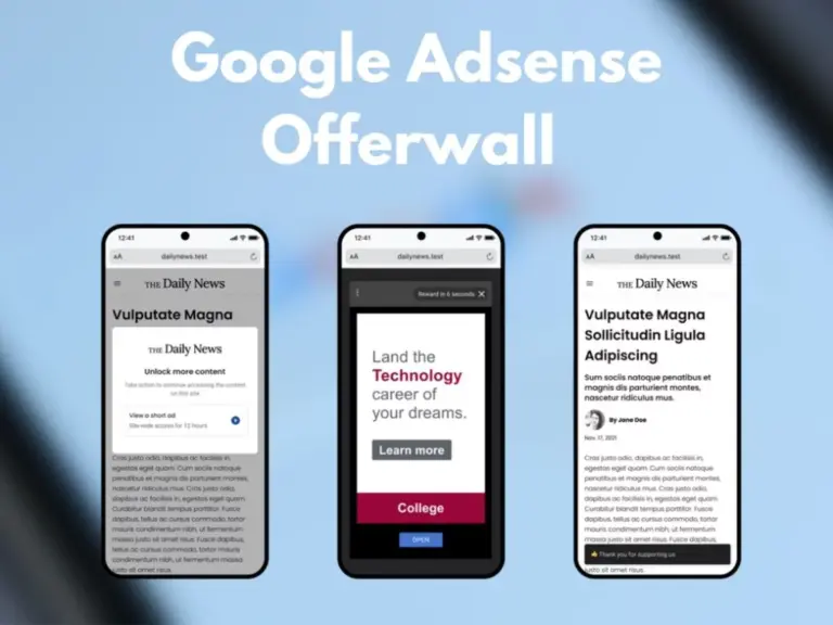 Giới thiệu Offerwall – tính năng quảng cáo mới từ Google AdSense