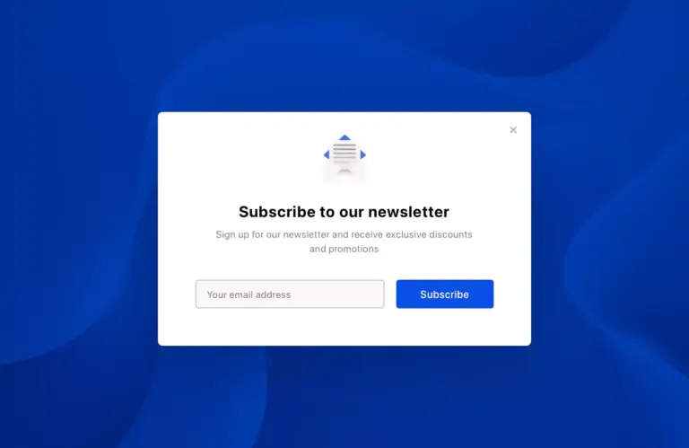 Tạo popup newsletter xuất hiện khi người dùng sắp thoát trang (exit intent)